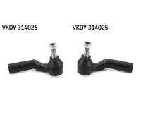 2x Testine barra sterzo SKF Davanti S+D per FORD C-MAX II, FOCUS III
