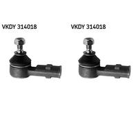 2x Testine barra sterzo SKF Davanti S+D per FORD FIESTA