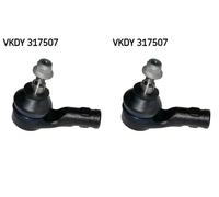 2x Testine barra sterzo SKF Davanti S+D per LAND ROVER DISCOVERY III