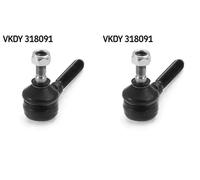 2x Testine barra sterzo SKF Davanti S+D per MERCEDES-BENZ 190 (W201)