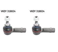 2x Testine barra sterzo SKF Davanti S+D per MERCEDES-BENZ, VW