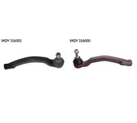 2x Testine barra sterzo SKF Davanti S+D per RENAULT CLIO III, GRAND