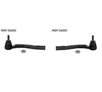 2x Testine barra sterzo SKF S+D per RENAULT CAPTUR I, CLIO IV