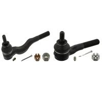 2x Testine barra sterzo SWAG Davanti S+D per MITSUBISHI PAJERO I