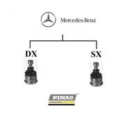 2x Testine Giunto di Supporto Mercedes Benz /8 W114 - W115 1977 <