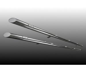 2x Tettoie Cromate Laterali + LED Bianco Per Vauxhall Opel Combo C 2001-2011