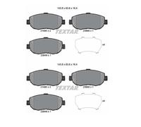 2x Textar 2149001 Kit Pastiglie Freno a Disco Frontale per Toyota Supra Lexus GS