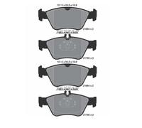 2x Textar 2166404 Kit Pastiglie Freno a Disco Frontale per Mercedes-Benz W202
