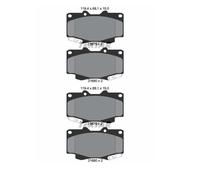 2x Textar 2168001 Kit Pastiglie Freno Freni a Disco Frontale per Toyota Fortuner