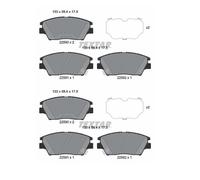 2x Textar 2259001 Kit Pastiglie Freno a Disco Frontale per Ssangyong Korando