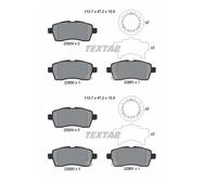 2x Textar 2282401 Kit Pastiglie Freno a Disco Frontale per Suzuki Evento III