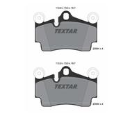 2x Textar 2369402 Kit Pastiglie Freno a Disco Posteriore per Audi VW Porsche
