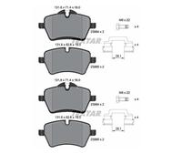 2x Textar 2398404 Kit Pastiglie Freno a Disco Frontale per Mini R56 R57 R59 R60