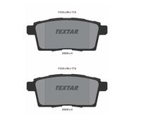 2x Textar 2454501 Kit Pastiglie Freno a Disco Posteriore per Mazda Ford USA
