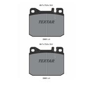 2x Textar 2958105 Kit Pastiglie Freno Freni a Disco Frontale