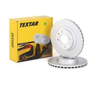 2x TEXTAR 92255203 PRO Disco freno Anteriore per RENAULT Clio IV Schrägheck (BH)