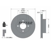 TEXTAR 92054200 Disco freno
