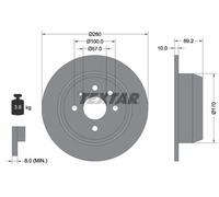 TEXTAR 92057000 Disco freno