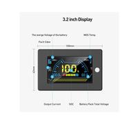 2X TFT LCD Display Screen 3.2 Inches for All JIKONG BMS Voltage Current SOC Temperature Indicator