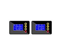 2X Timer Digitale Programmabile Interruttore di Controllo del Relè Regolatore di Tempo Ritardo del Ciclo di Temporizzazione /Off AC110-220V