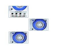 2X Timer Meccanico Relè Interruttore Orario 24 Ore Timer Elettrico Programmabile 24 Ore SUL181H Interruttore Timer su Guida Din