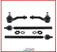 2x Tirante Frontale per Peugeot 406 / Break Spurstangenset Senza Variable