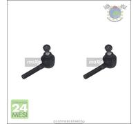 2x Tirante Sterzo Testina Maxgear Anteriore per OPEL OMEGA B #3g