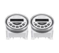 2X Tm-619H-2 230Vac 7 Giorni Settimanale Programmabile Timer Digitale Inte8703