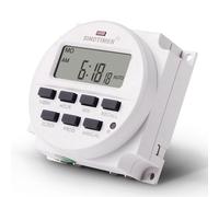 2X Tm618N-2 LCD 1,6 pollici digitale 220V AC timer programmabile interruttore con rel? interno e funzione di conto alla rovescia