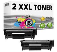 2x Toner Compatibile Nero Laser per Canon FX-10 703 LBP-2900 LBP-3000