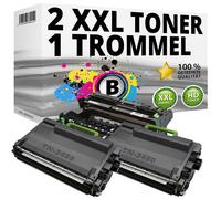 Inkadoo 2 toner + tamburo compatibili per Brother HL-L5000D L5100DN L5200DW L6250DN L6300-DW