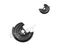 2X TOPRAN Ankerblech Spritzblech Disco Freno Posteriore Per VW Golf IV 1J1 1J5