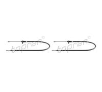 2x TOPRAN Cavo Del Freno a Mano Flessibile per Mercedes-Benz 190 W201 E