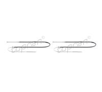 2x TOPRAN Cavo Del Freno a Mano Flessibile per VW Golf II 19E 1G1