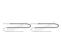 2x TOPRAN Cavo Del Freno a Mano Flessibile per VW Polo 6R 6C 1.2 TSI