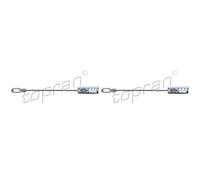 2X TOPRAN Cavo Del Freno A Mano Per Opel Vectra B J96 1.6I