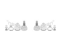 2X TOPRAN Kit Giunto Semiasse Giunto Posteriore Per VW Golf IV 1J1 Audi