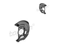 2x TOPRAN Piastra di Ancoraggio Lamiera Paraspruzzi Disco Freno Ant. per Nissan
