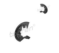 2x TOPRAN Piastra di Ancoraggio Lamiera Paraspruzzi Disco Freno Ant. per Renault