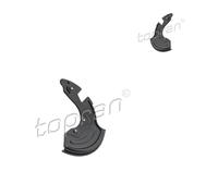2x TOPRAN Piastra di Ancoraggio Lamiera Paraspruzzi Disco Frontale per VW Passat