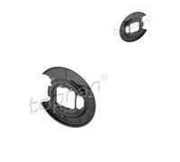 2x TOPRAN Piastra di Ancoraggio Lamiera Paraspruzzi Disco Posteriore per BMW 5er