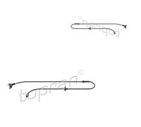 2x TOPRAN Sensore Velocità Della Ruota Posteriore SX Dx per VW Golf III Vento