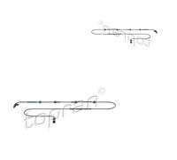 2x TOPRAN Sensore Velocità Ruota Posteriore Sinistra Destra per Peugeot 407 Sw