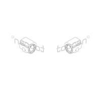 2x TOPRAN Supporto Parte Anteriore Stabilizzatore SX Dx per Ford Transit Connect