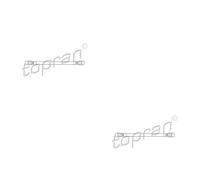 2x TOPRAN Tubo Freno Posteriore Sinistra Destra per BMW 3er Cabriolet E30 E36