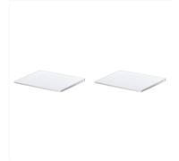 2X Trackpad Bluetooth Wireless 2.4G Cablato Touchpad Touchpad Ricaricabile Trackpad Mouse per Laptop PC Pad Bianco