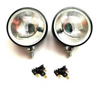 2x Traktorscheinwerfer ø160 MM 12V 24V E4 E Piedistallo Lampada E 12V Lampadina