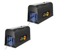 2X Trappole per topi per uso domestico Trappole per topi elettriche per uso interno - per senza uccidere i semi - reutilizzabili e non per domestico senza contatto