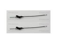 2X Triscan 8140 161185 Cavo Freno Di Stazionamento Anteriore Per Ford Focus III