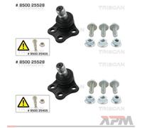 2X Triscan 8500 25528 Giunto Di Sospensione Per Renault Megane IV